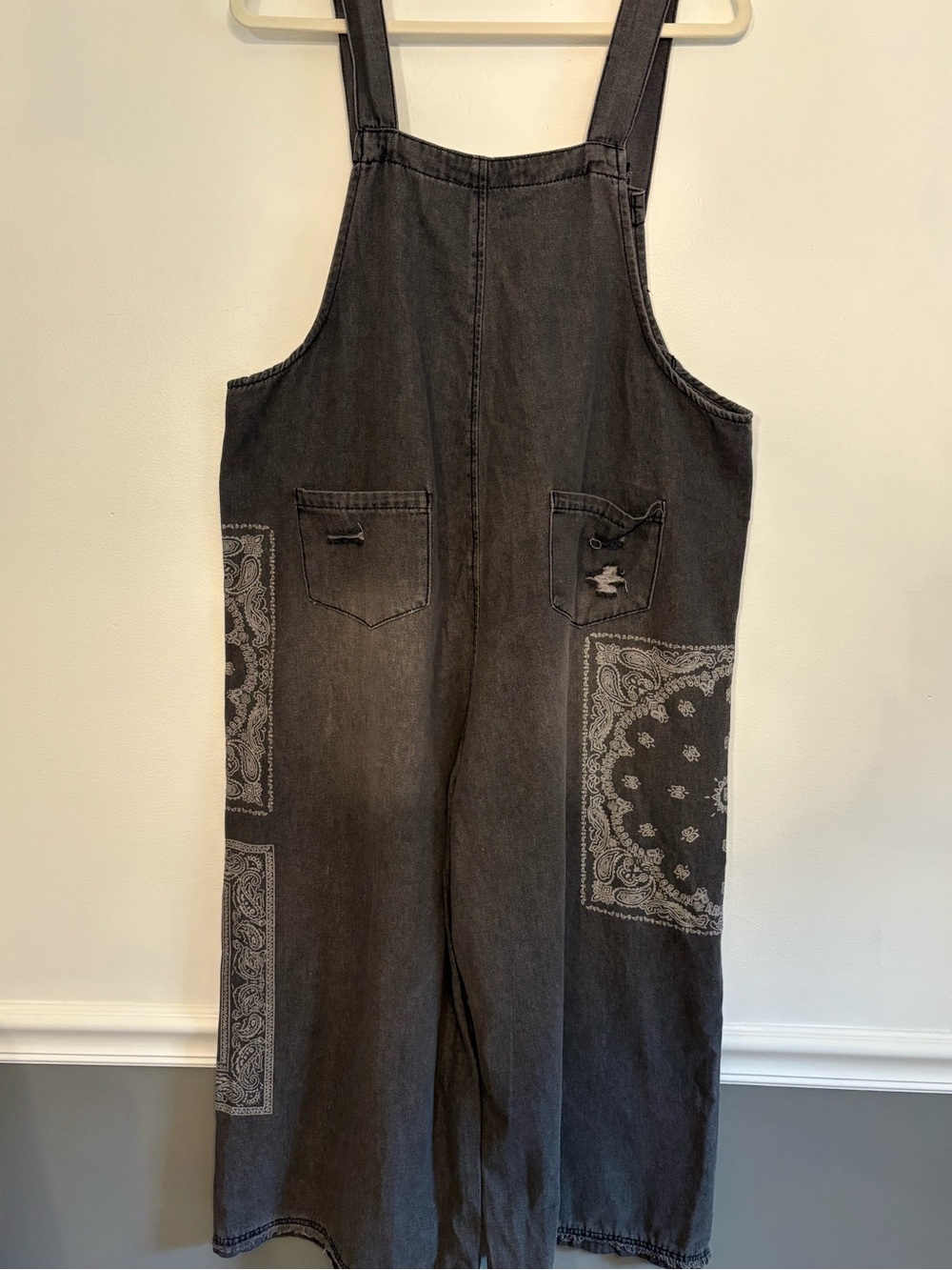 High Hopes slouchy denim overalls three birds nest NWT MSRP $118 - Picture 7 of 10